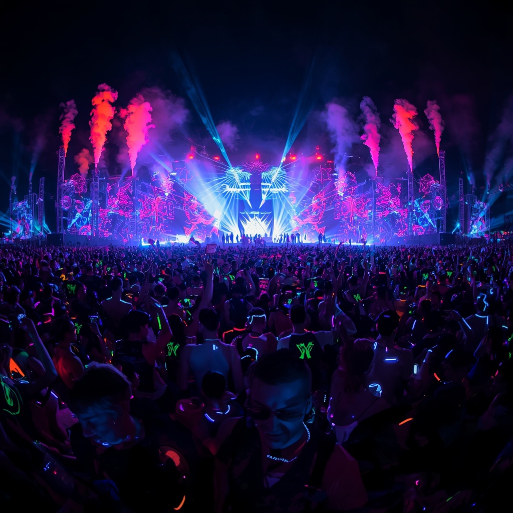 Glow in The Dark Festival: Sensasi Perayaan Cahaya Futuristik