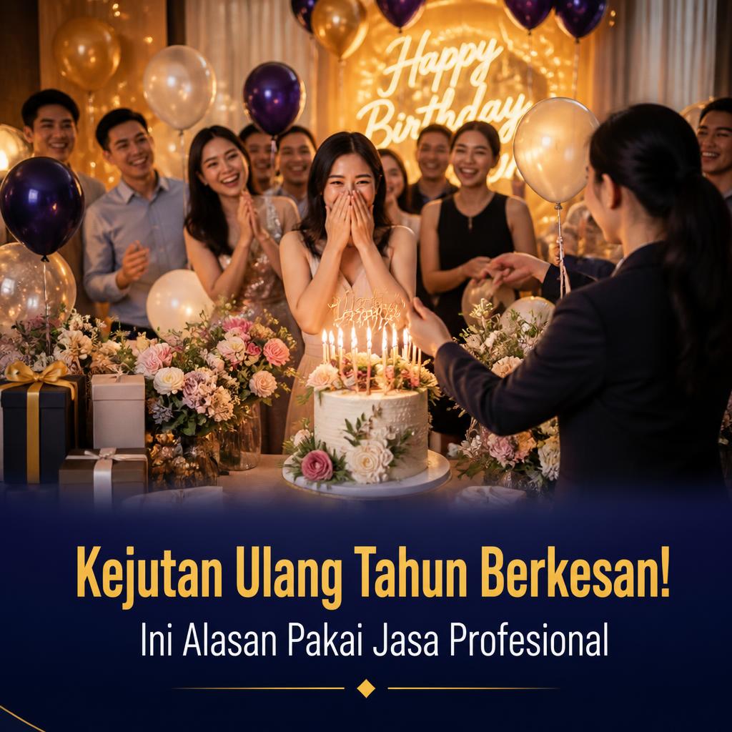 Kejutan Ulang Tahun Berkesan! Ini Alasan Pakai Jasa Profesional