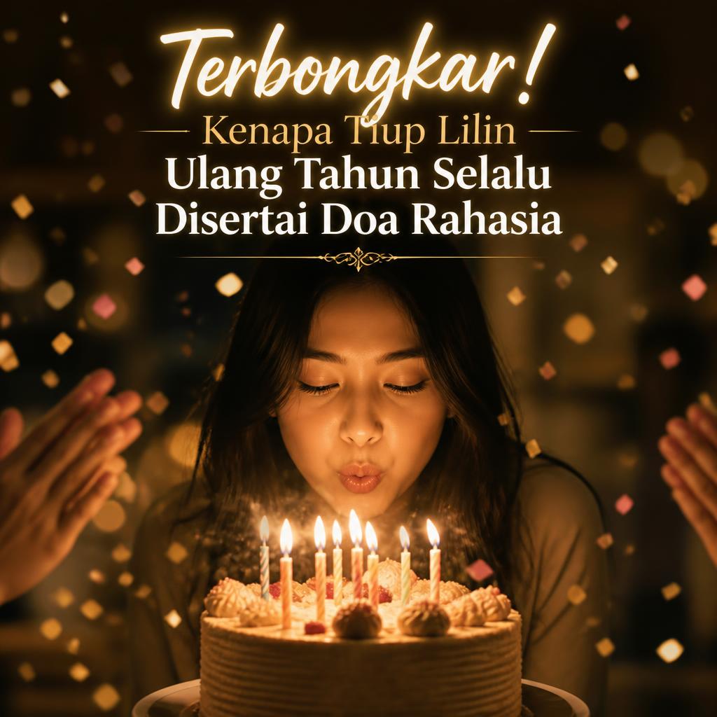 Terbongkar! Kenapa Tiup Lilin Ulang Tahun Selalu Disertai Doa Rahasia