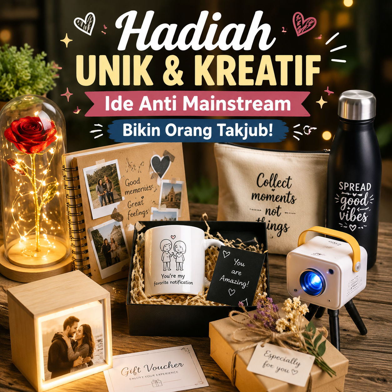 Hadiah Unik dan Kreatif: Ide Anti Mainstream Bikin Orang Takjub