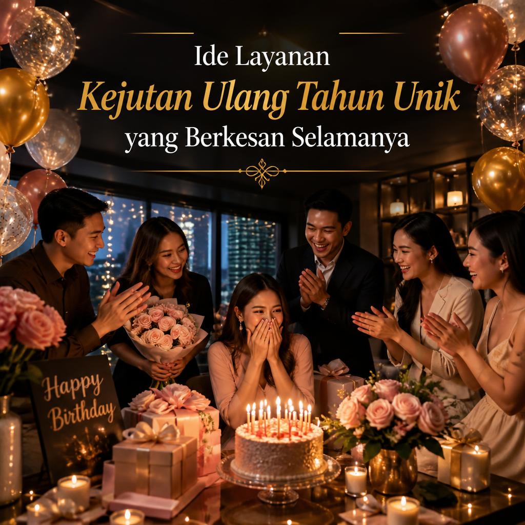 Ide Layanan Kejutan Ulang Tahun Unik yang Berkesan Selamanya