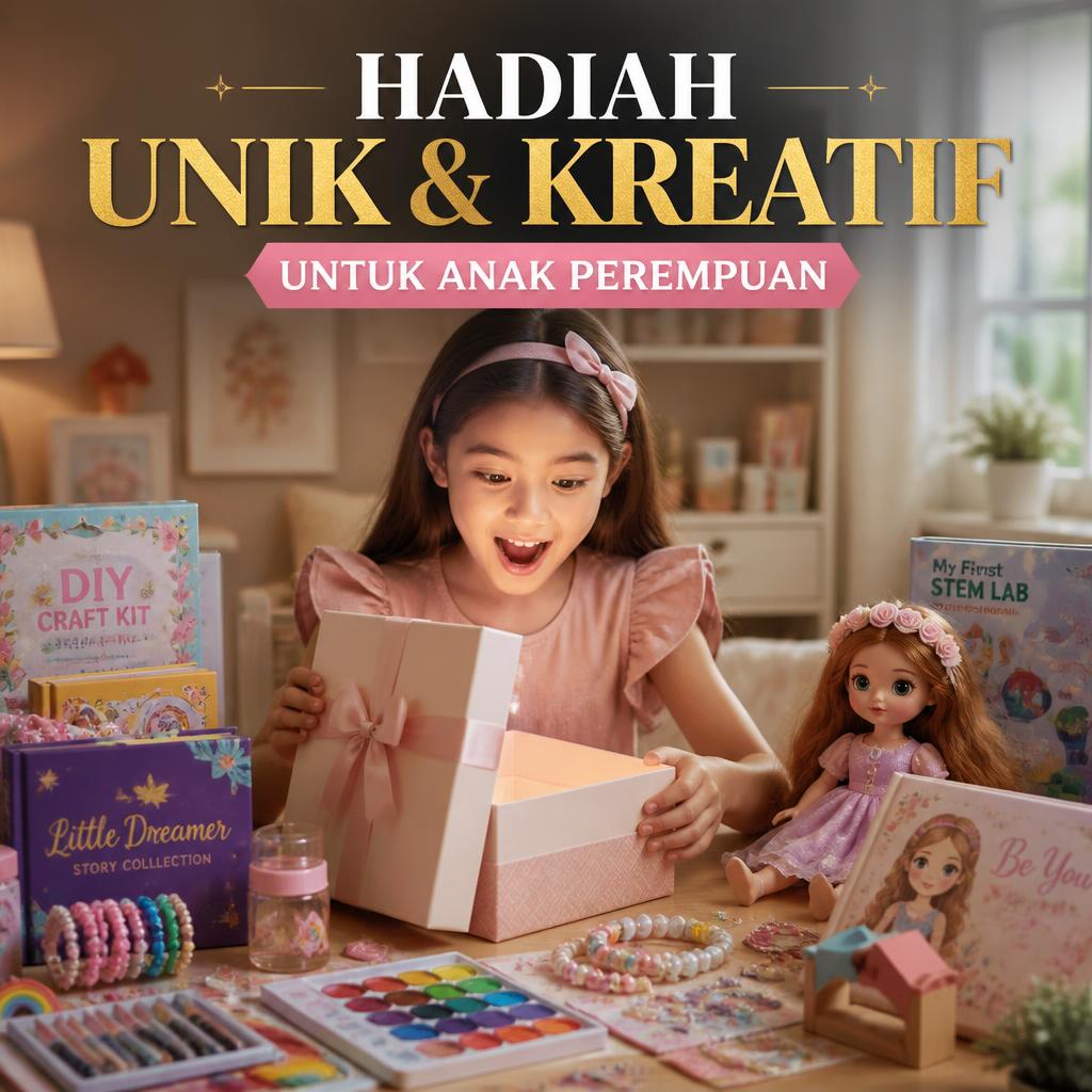 Hadiah Unik dan Kreatif untuk Anak Perempuan yang Berkesan