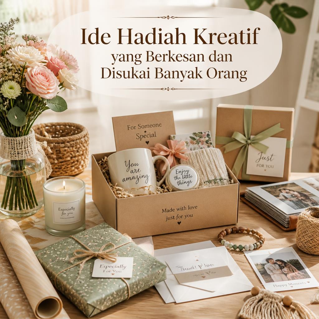 Ide Hadiah Kreatif yang Berkesan dan Disukai Banyak Orang