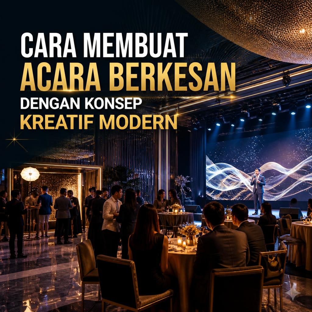 Cara Membuat Acara Berkesan dengan Konsep Kreatif Modern